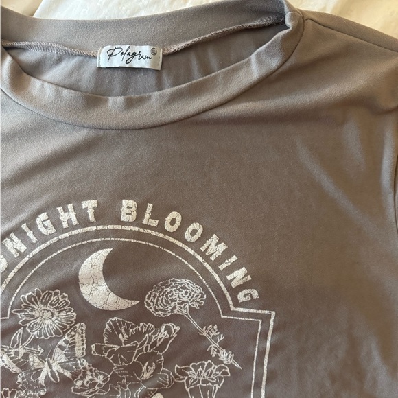 Polagram Midnight Blooming Graphic Tee - Picture 7 of 8